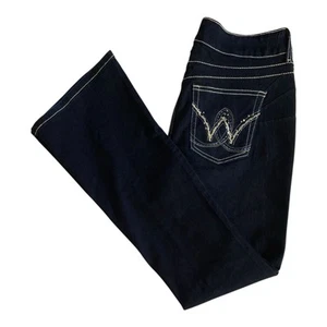 Wrangler Wmn Denim Jeans Sz 13/14 x 34 Jackson Jewels Mid Rise Bootcut 10MWZJK - Bild 1 von 13