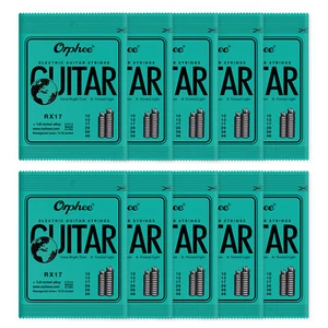 10 Set 6pcs/set String Orphee RX17 Guitar Strings Nickel Electric Guitar Strings - Picture 1 of 10