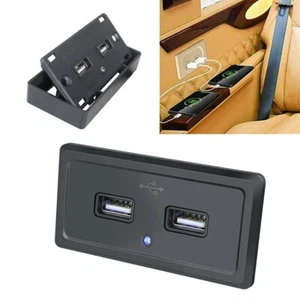 3.1A Dual USB Port Fast Charger Socket Power Outlet Panel 12V Motorcycle Car RV - Picture 1 of 6
