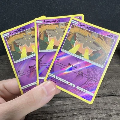 Pumpkaboo 44/111 Crimson Invasion Reverse Holo Pokemon Card 3 - Image 1 of 4