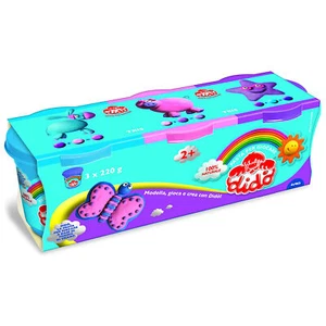 Plastilina Didò FILA tris barattoli vasetti pasta modellante colorata 3283 - Foto 1 di 2