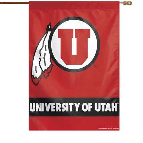 WinCraft Utah Utes 28" x 40" Full Name House Flag Cover