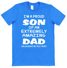 Amazing Dad Proud Son T-Shirt Gift for Son Present Idea for Son from Dad to Son