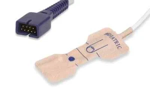 10 pz sensore dita Spo2 monouso pediatrico adatto a Nellcor Covidien Oximax - Foto 1 di 4