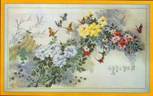 "Spring Time" 11CT Simple cross stitch kits 76cm*50cm - Picture 1 of 1
