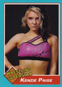 Kenzie Paige Pro Wrestling Loot Trading Card AEW WWE NWA Wrestler All Star - Picture 1 of 6