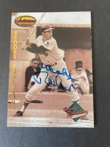 Tarjeta de los Orioles firmada por Ted Williams Company Brooks Robinson 1993 automática #BR1 - Imagen 1 de 2