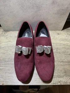 Zapatos de Esmoquin Amali de Terciopelo para Hombres Formales Moda Mocasines sin Cordones - Imagen 1 de 11