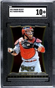 2013 Panini Select #11 Yadier Molina SGC 10 GEM MINT - Picture 1 of 2