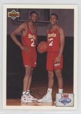 1991-92 Upper Deck Stacey Augmon Rodney Monroe #1 Rookie RC