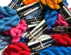 ThreadworX Overdyed Vineyard Silk Fiber Thread Needlepoint Canvas Sold Per Skein - Picture 1 of 16