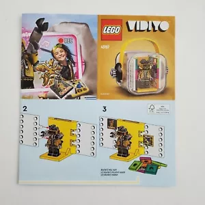 LEGO 43107 Vidiyo Istruzione SOLO libro costruzione manuale guida originale - Foto 1 di 2