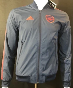 NUOVA giacca Adidas 2019-20 Arsenal Anthem Rosso Navy EH5610 Uomo Taglia XS - Foto 1 di 6