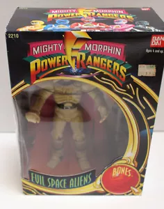"NUEVO SIN USAR EN CAJA Mighty Morphin Power Rangers ""Bones"" Evil Space Aliens por Ban Dai Edad 4+ - Imagen 1 de 7