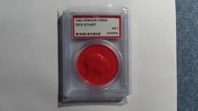 Moneda de armadura Dick Stuart 1960 PSA 7 Piratas de Pittsburgo llantas completas Foto 1 de 3