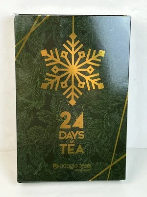 Adagio Teas Countdown to Christmas Advent Calendar 24 Tea Bags Holiday 2022 - Image 1 of 2