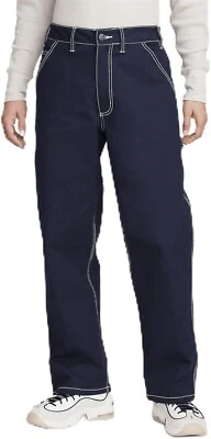 Pantalones de mezclilla Nike Life Carpenter FB7198-451 azul oscuro tejidos $120 para hombre 32 X 31 Foto 1 de 4