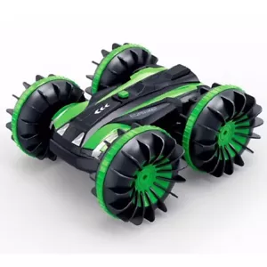 Amphibious R/C Car – All-Terrain Stunt Vehicle for Land, Water & Snow (Green) - Picture 1 of 1
