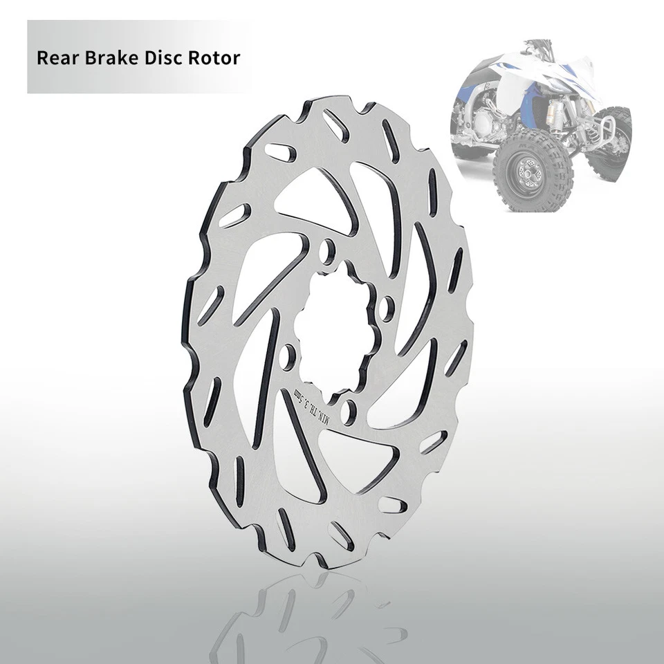 Rear Brake Disc Rotor For Yamaha Raptor 700 700R YFM700R YFZ450 YFZ450R 06-25 - Image 1 of 4