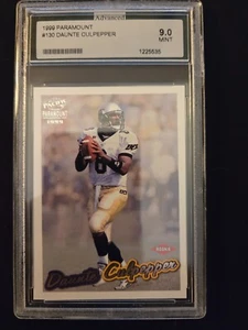 1999 Paramount #130 Daunte Culpepper RC AGS 9 MNT - Picture 1 of 2