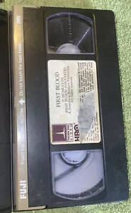 Vintage 1982 First Blood VHS Thorn EMI Video Tape No Box Rambo Stallone - Picture 1 of 6