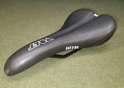 WTB Volt Black Steel Bicycle Gravel Trail Cross Country Bike Saddle Seat - Image 1 of 4