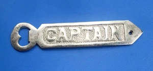 Apribottiglie Capitano tono argento vintage - Foto 1 di 3
