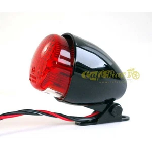 Faro stop moto fanale posteriore moto TEXAS nero con posizione e luce targa ECE - Foto 1 di 4