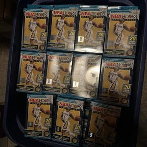 2019-20 Panini NBA Hoops Premium Stock Hanger Box Purple Disco Prizms Lot Of 10! - Picture 1 of 3