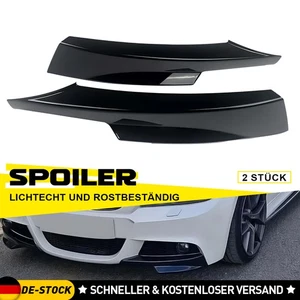 Passend für BMW 3er E90 E91 2008-2012 Front Spoiler Ecken Flaps Splitter DE - Bild 1 von 9