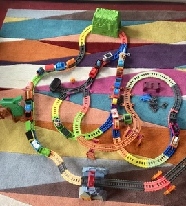 Gullane Mattel Huge Train Track Add Ons with 25+ Trucks Cranky, Tunnel Bridges - Picture 1 of 10