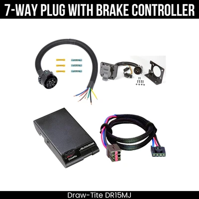 Control de freno de cableado de 7 vías DrawTite para 99-04 Ford F-250 350 450 550 Super Duty Foto 1 de 4