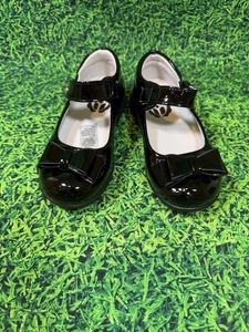 NEU - kleine Mädchen Schleife Mary Jane Schuhe - schwarz - 6,5 Kleinkind - Bild 1 von 9