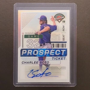 2024 Panini Prospect Edition Charlee Soto Holo Ticket Signatures #192 - Picture 1 of 2