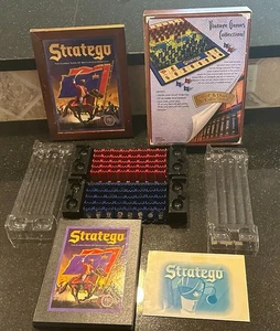 Vintage Game Collection "Stratego" Wooden Box Board Game, Hasbro Milton Bradley - Picture 1 of 11