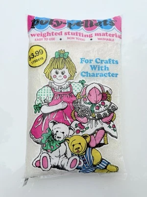 Pellets de polietileno material de relleno ponderado muñeca fabricación artesanías 2 lb sellado de fábrica Foto 1 de 4