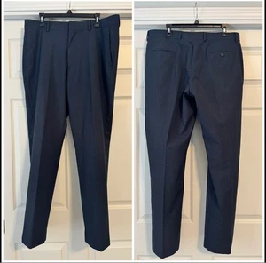 Pantalones de golf Walter Hagen Perfect 11 W36 L32 azul marino frente plano calce recto - Imagen 1 de 9