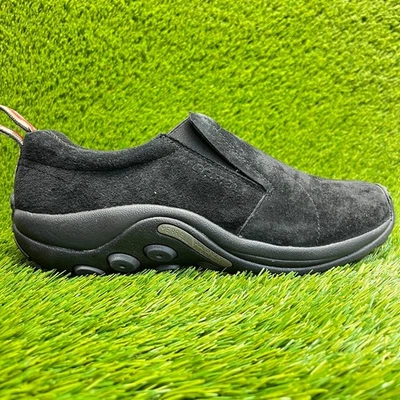 Merrell Jungle Moc Mens Size 10.5 Black Casual Classic Suede Slip On Shoes - Image 1 of 4