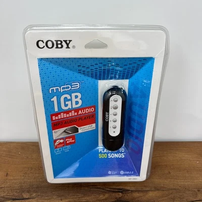 Coby 1GB USB Stick MP3 Audio Player MP-C883 New Sealed Package - Image 1 of 4
