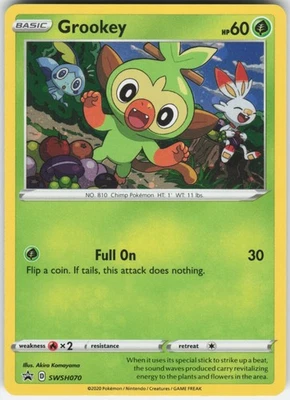 Grookey Promo SWSH: Sword & Shield Promo Cards SWSH070 LP - Image 1 of 2