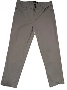Calvin Klein Jeans Slim Fit Light Blue Cotton Blend Stretch Pants Womens 12 - Picture 1 of 10