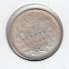 1900 Canada Five Cents Silver Coin - Oval 0