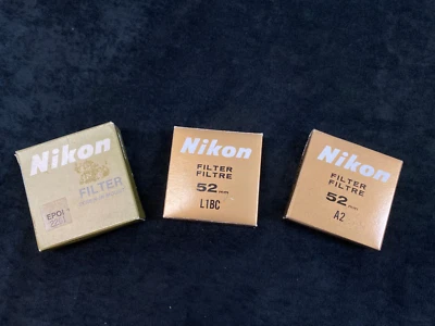 BRAND NEW Nikon 52mm Color Conversion Kit (A2, L1BC, & 85B filters) - Image 1 of 4