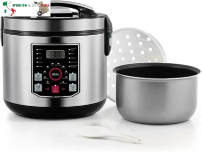 Robot da Cucina Multifunzione con 20 Programmi - Multicooker 5L, Display LED, Co - Immagine 1 di 4