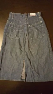 Vintage 70s 80s Scene Stealers Teen 8T Demin Jean Skirt Pockets Belt Loops - Picture 1 of 8