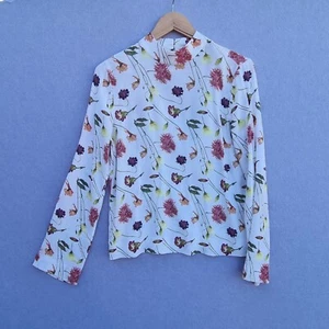 Los Angeles Atelier & Other Stories Top EU 40 (12-14) Long Sleeve Cream floral - Picture 1 of 13