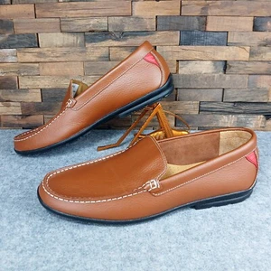 FootJoy FJ Golf Loafers Mens 13 M Club Causals Brown Leather Shoes 79054 NEW - Picture 1 of 11