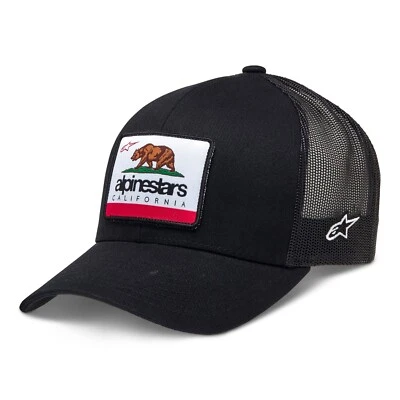 Alpinestars Cali 2.0 Curved Bill Snap Back Cap Genuine Alpinestars - Negro Foto 1 de 3