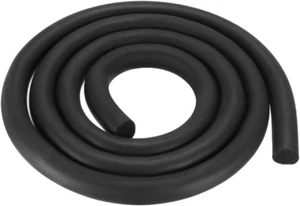 Foam Rubber Seal Weather Strip 10Mm Diameter 1 Meter Long Black - Picture 1 of 3