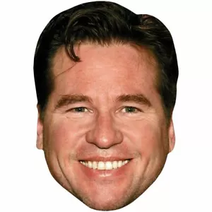 Val Kilmer (Stubble) Celebrity Mask, Flat Card Face - Picture 1 of 3